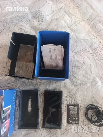 Nokia Lumia 800 с оригинална кутия, зарядно и допълнителна батерия, снимка 4 - Nokia - 55396949