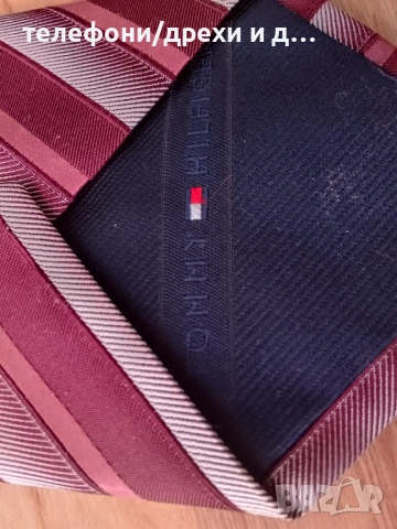 Нова копринена вратовръзка Tomy Hilfiger, снимка 4 - Други - 54768211