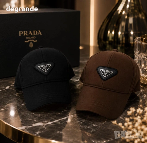 НАМАЛЕНИ⛱️Шапки с Козирка💫 Louis Vuitton 💫Gucci 💫Prada 💫Armani , снимка 3 - Шапки - 54838123