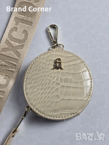 Нова дамска чанта Steve Madden Burgent Bone Croc с портмоне, снимка 5 - Чанти - 54404974