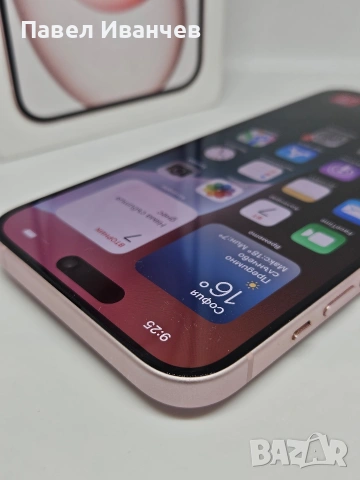 ГАРАНЦИЯ iPhone 15 Plus – 128GB / 6GB RAM в цвят Pink, снимка 6 - Apple iPhone - 54889557