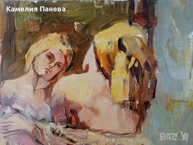 Картина-жената в огледалото, снимка 2 - Картини - 54656966
