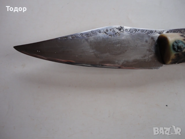 Страхотна майсторска сойка нож  рог 11, снимка 3 - Ножове - 54095925
