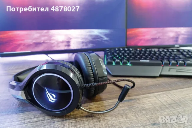 Геймърски слушалки с микрофон Schwaiger GH50, снимка 5 - Слушалки за компютър - 55659767