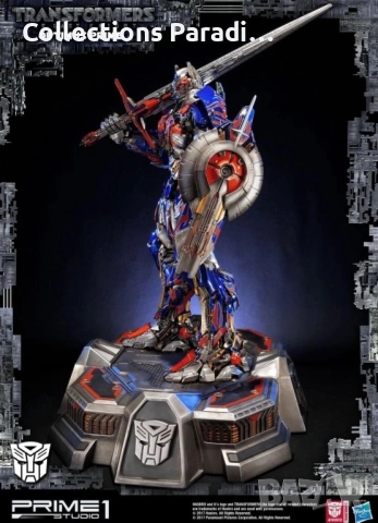 Prime 1 Studio Transformers Optimus Prime статуя фигура колекции, снимка 7 - Колекции - 54149410