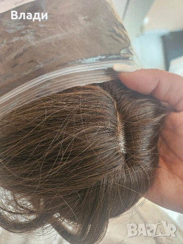 Нова дълга кестенява перука, снимка 7 - Аксесоари за коса - 54079672