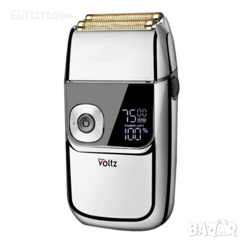 Акумулаторна самобръсначка и тример 2в1 Oliver Voltz , 5W, LCD дисплей, батерия 1400mAh, снимка 4 - Друга електроника - 54878375