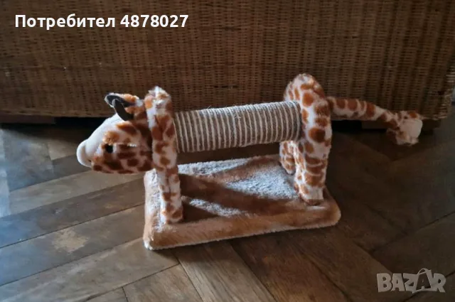 Драскалка за котка във формата на жираф, снимка 3 - За котки - 55674445