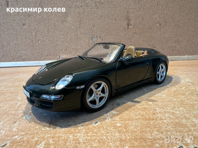 метален модел "PORSCHE 911 Carrera  S Cabriolet"/1:18,Maisto/