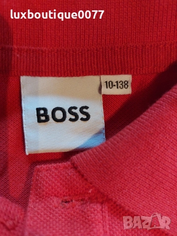 Детска тениска поло Boss 10 години 138см, снимка 4 - Тениски - 54726035