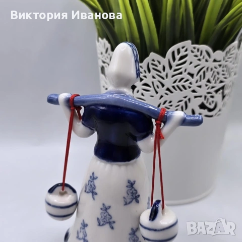 Порцеланова фигура Делфт, снимка 6 - Други ценни предмети - 54177881