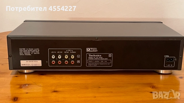 Еквалайзер  TECHNICS SH 8058, снимка 3 - Еквалайзери - 54568470
