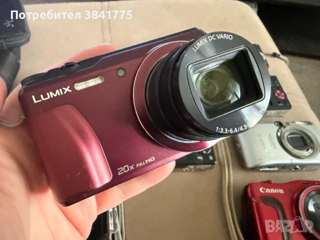 Комплект от 11 употребявани компактни фотоапарата Canon, Pentax, Nikon и други, снимка 7 - Фотоапарати - 54255447