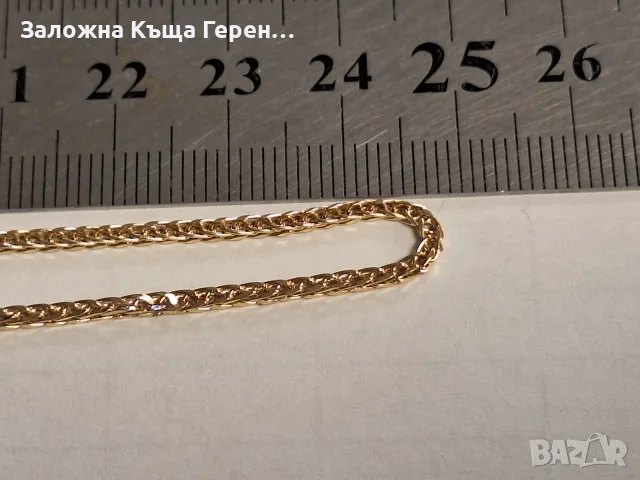 Златен синджир 3,40гр., снимка 4 - Колиета, медальони, синджири - 55526309