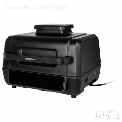 Уред 2 в 1 SilverCrest Air Fryer with Grill – хрупкаво, вкусно и без мазнина, снимка 10 - Фритюрници - 55597668