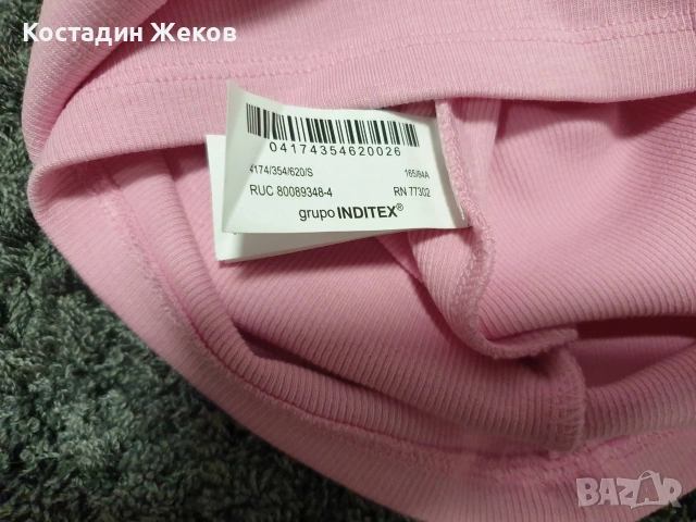 Нова със етикет. Дамска оригинална блузка. ZARA , снимка 9 - Тениски - 55072764