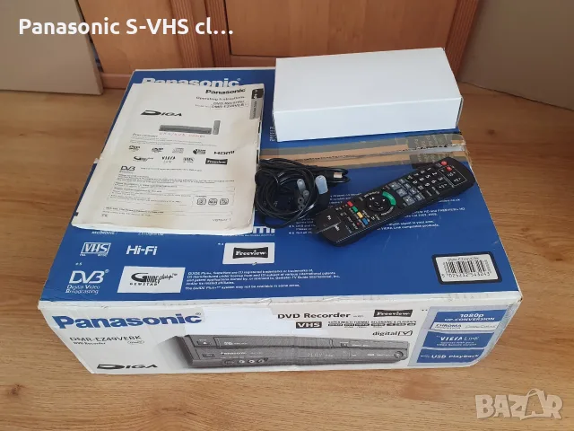 Panasonic DMR-EZ49V VHS-DVD recorder USB,HDMI, снимка 2 - Плейъри, домашно кино, прожектори - 55513145