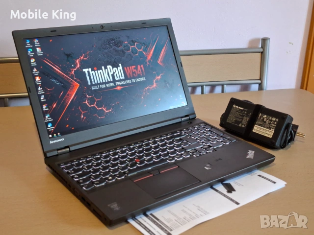 УНИКАЛЕН THINKPAD W541 WORKSTATION - FULL HD 1920x 1080 / 24GB RAM / 512GB KINGSTON + 1TB WD BLUE / , снимка 2 - Лаптопи за работа - 54684261