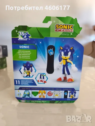 Sonic 35th Anniversary jakks pacific, снимка 2 - Фигурки - 55486978