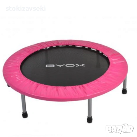 Батут без мрежа Byox 101cm/96cm — розов и син, до 100 кг, снимка 9 - Други стоки за дома - 54088478