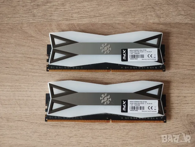 16GB Памет ADATA XPG Spectri RGB, 2 x 8GB DDR4, 3200 MHz, снимка 2 - RAM памет - 55512652