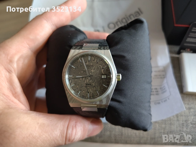 Часовник TISSOT PRX DAMASCUS STEEL 38mm T137.807.96.081.00, снимка 6 - Мъжки - 55148802