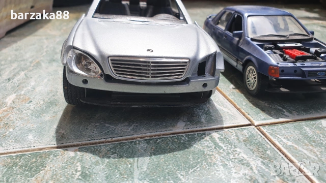 Mercedes Benz 1:18 и Ford Sierra 1:25, снимка 2 - Колекции - 54539252
