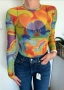 Zara x Disney мрежесто боди в преливащи цветове, снимка 6