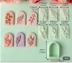 26 бр листа клонки клончета малки печат печати отпечатък за фондан тесто украса торта обеци глина, снимка 4