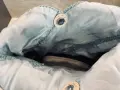 Ръчно изплетена на една кука лятна чанта с хастар и украсена с 3D цвете и пискюл, снимка 4