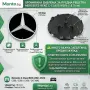 Емблема за Предна Решетка Mercedes C-Class W206 Изпъкнала Звезда 18.5см | Monto.bg, снимка 2
