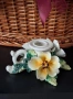 Красив свещник 3D цветя Capodimonte , снимка 2