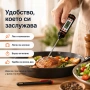 Кухненски дигитален термометър за храни течности месо мляко фурна вода, снимка 5