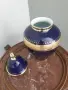 Royal KPM кобалт 25см/КПМ Бавария стара немска порцеланова ваза с капак/урна, снимка 2