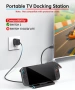 TV докинг станция за Nintendo Switch 2, преносима докинг станция с Gigabit Ethernet (1000Mbps), снимка 4