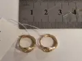 Златни обеци 1,42гр., снимка 3