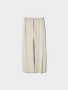 Дамски сатенен панталон Uniqlo (Satin Easy Trousers) – Размер S, Цвят Natural, снимка 2