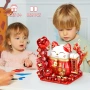 Комплект строителни блокчета Късметлийска котка, съвместим с Lego Cat, 868 части , снимка 4