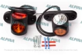 LED габарит/ Лед габаритна светлина 12/24V с 3 SMD диода, късо рамо, бял/жълт/червен, Полски-1 бр., снимка 1