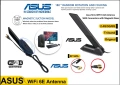ASUS WiFi 6E антена, 2.4G/5G/6G, кабел 80 см., снимка 1
