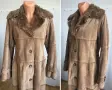 С / М H&M Дамско Палто Естествена Кожа Велур, снимка 10