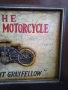 Стенно 3 ДЕ Пано с Ретро Мотоциклет Harley-Davidson "Silent Gray Fellow" от 1911г., снимка 5