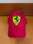 Шапка с козирка Scuderia Ferrari F1, оригинална, чисто нова, червена, Формула 1, снимка 1