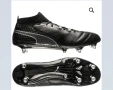 футболни обувки н.40 1/2;41 Puma One 17.1 Mx Black/White/Silver SG, снимка 1