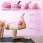 Премиум комплект за пилатес и разтягане – Pilates board със стягащ ластик, пръстен, топка и тежести, снимка 3