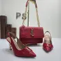 Yves Saint Laurent Нови Дамски Обувки на Ток + Чанта Различни Цветове YSL, снимка 1