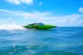 RC Vector SR65B  Brushless  Boat RTR Green + 60км, снимка 7