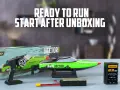 RC Vector SR65B  Brushless  Boat RTR Green + 60км, снимка 6