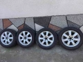 Оригинални джанти Mercedes 17-ки с всесезонни гуми Goodyear Vector. - 235/55 R17, снимка 1