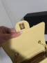 Chanel Flap Bag Gold logo Дамска Чанта От Естествена Телешка Кожа Код Brand Luxury Fashion26, снимка 9